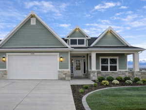 AI enhanced to show finished landscaping.