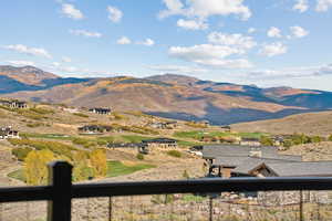View of mountain backdrop
