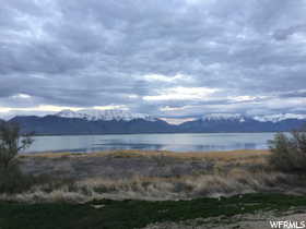 Water view with mountains