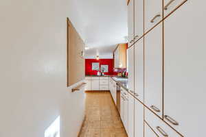 Built-in pantry storage