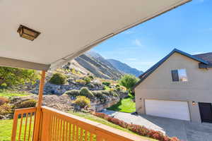 View of mountain backdrop