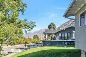 View looking at Mt Timpanogos