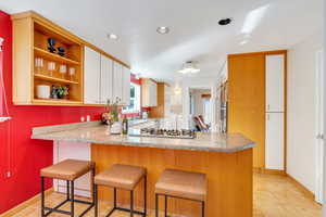 Extra barstool seating