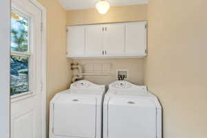 Main floor laundry area