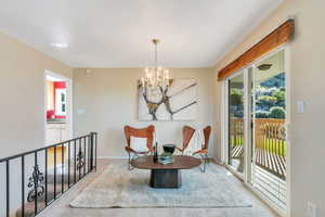 Separate conversation areas