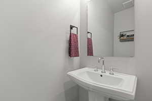 Bathroom with a sink