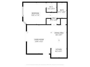 View of floor plan / room layout