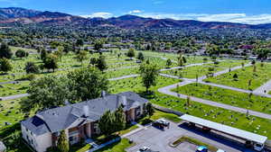 Aerial view of mountains