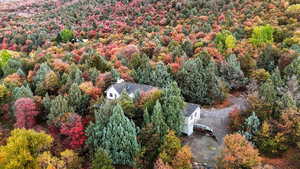 Aerial view of property and surrounding area