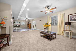 2nd Great room area in basement with walk out to backyard.