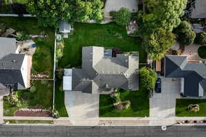 Aerial overview of property's location