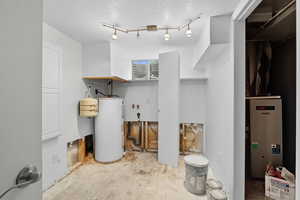 Utilities featuring electric water heater