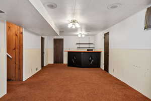 Bar area in family room.
