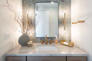 Utility room featuring a sink