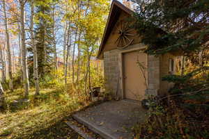 View of outdoor structure