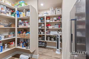 This pantry is large and has plenty of storage for all your supplies!
