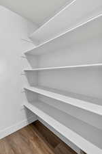 View of storage area