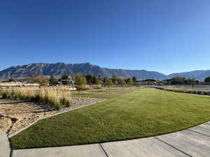 Mountain view featuring rural landscape