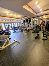 View of exercise room