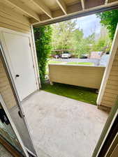 STORAGE OFF OF THE PATIO!