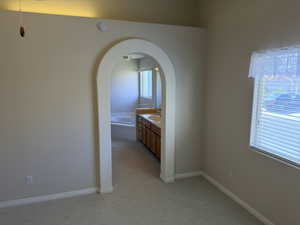 Arched Entrance to Primary Bath