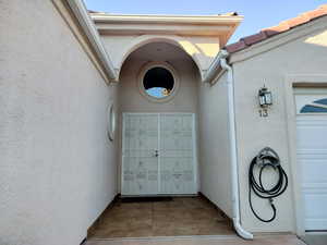 Front Entry with Special Lockable Screen Doors