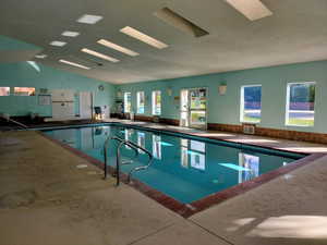 View of indoor pool