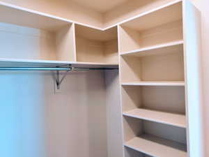 Primary walk in closet