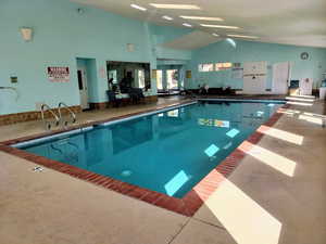 View of indoor pool