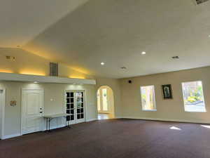 View toward front of Clubhouse