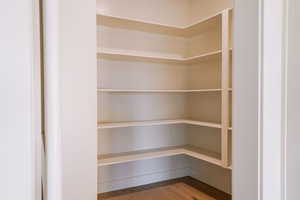 View of storage area