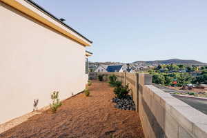 View of yard featuring a residential view