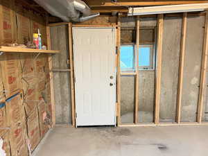 View of basement