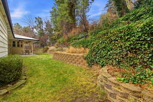 View of yard with a patio area