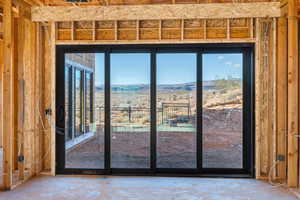 Doorway to outside featuring plenty of natural light
