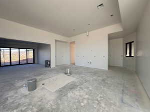 View of unfurnished living room
