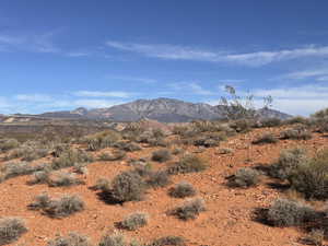 View of mountain background
