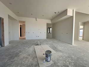 View of unfurnished living room