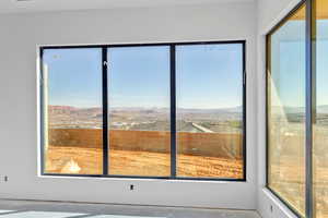 Detailed view of mountains