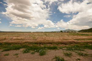 View of local wilderness with rural landscape and mountains