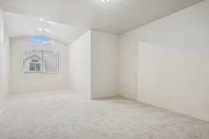 Oversize, spacious guest bedroom one on upper level.