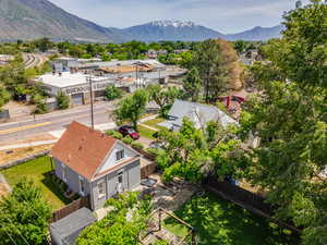 Bird's eye view of mountains