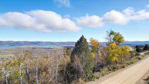 View of mountain background