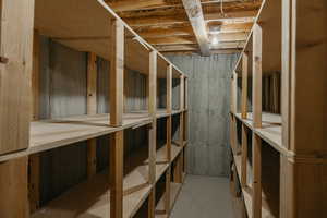 View of storage room