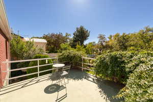View of patio
