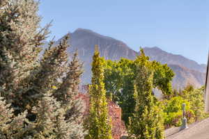 View of mountain background