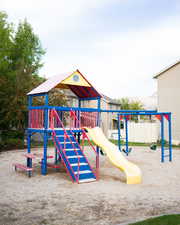 View of jungle gym