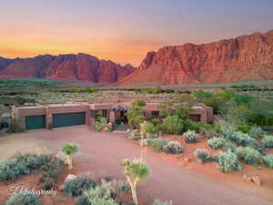 View of mountain background