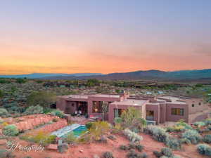 View of mountain background