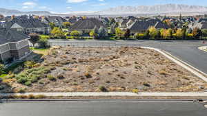 Mountain view with nearby suburban area